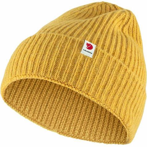 Fjällräven Udsalg Huer Dame Logo Gul BQJM08423